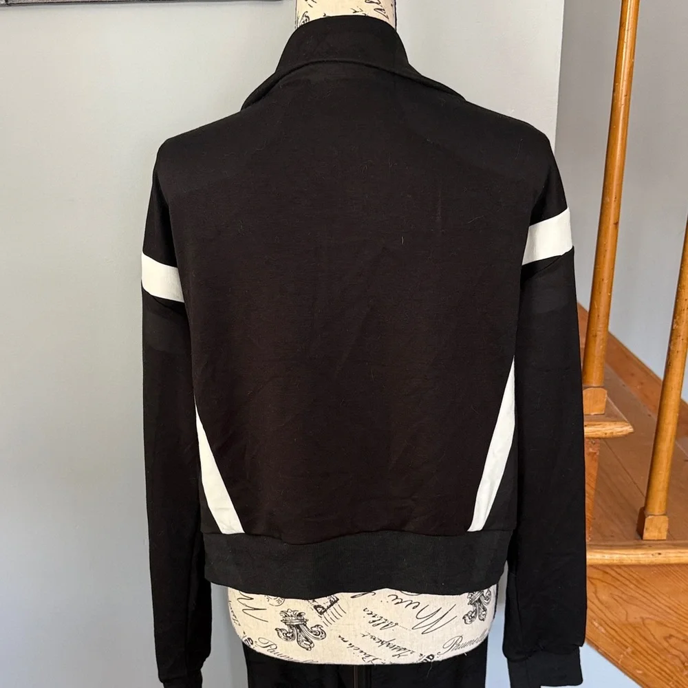 Women's Black and White Track Suit - Picture 5 of 6